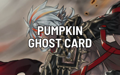 Pumpkin Ghost Card