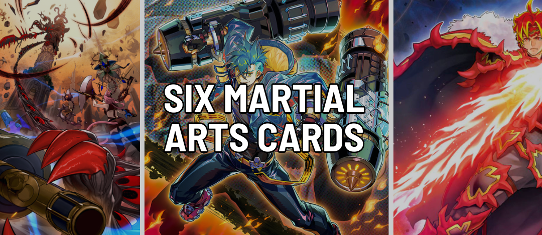 Six Martial Arts Cards
